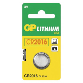 Baterija, GP CR2016 3V Dugmasta Litijumska