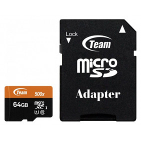 SDC, TG TUSDX64GUHS03 64GB+SD adapter