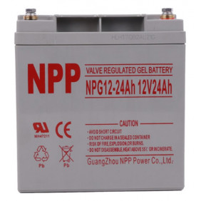 Baterija, NPP NPG12V-24Ah gel