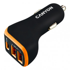 Punjač, CANYON CNE-CCA08BO 18W Smart IC za auto