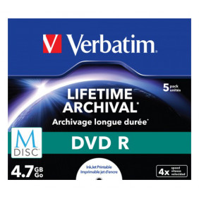Medij, VERBATIM DVD-R M-DISC 4x-brzine doživotna arhiva